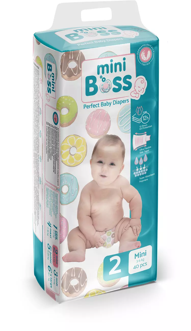 Mini ölçülü uşaq bezi (40 ədəd)